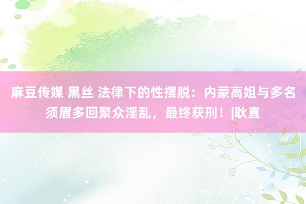 麻豆传媒 黑丝 法律下的性摆脱：内蒙高姐与多名须眉多回聚众淫乱，最终获刑！|耿直